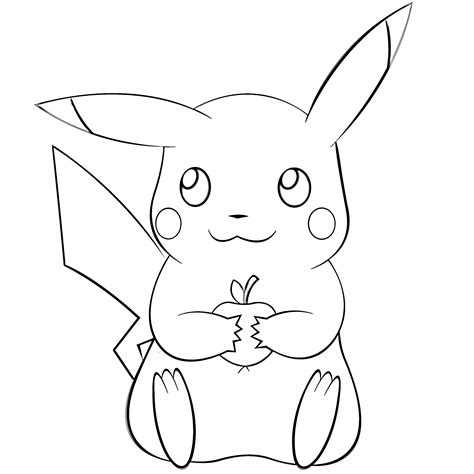 free pikachu coloring pages|Free Pikachu Coloring Pages to Print on A4 